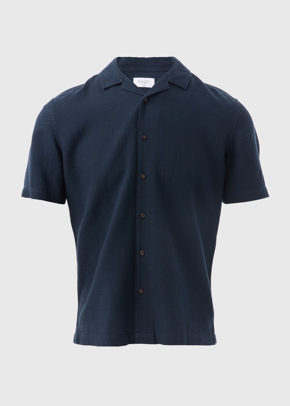 Navy Double Cloth Shirt