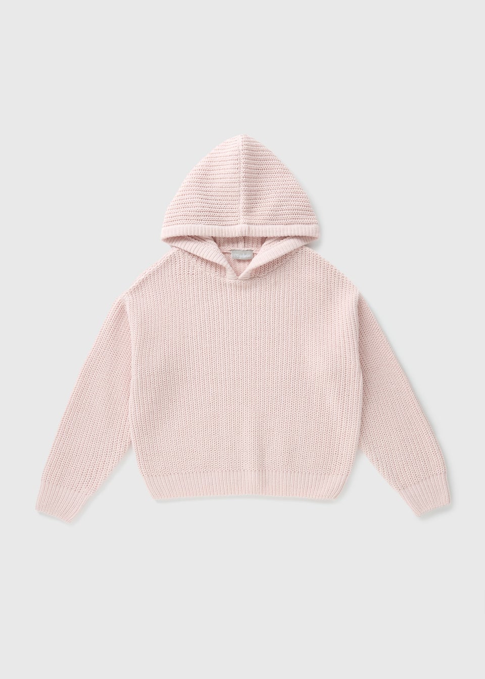 Pink knitted hoodie 2025
