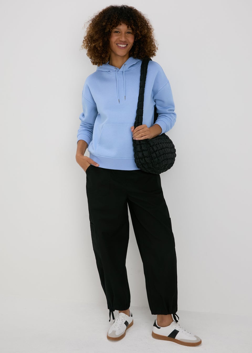 Blue Basic Hoodie