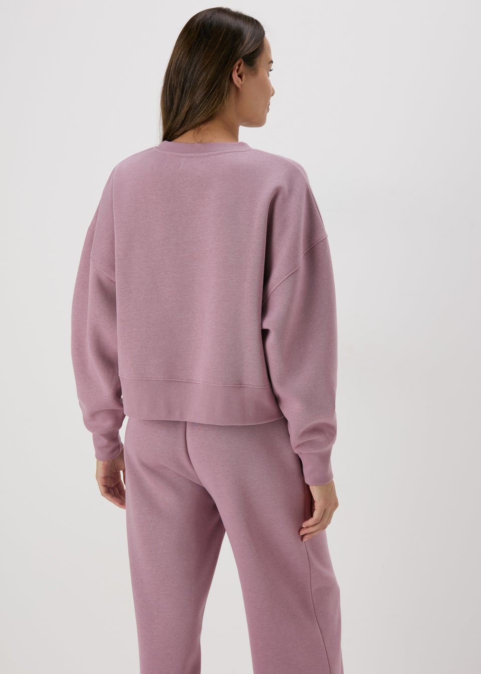 Purple Oversized Sweatshirt