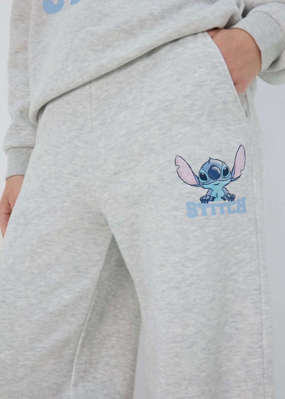 Disney Stitch Grey Co Ord Joggers Matalan