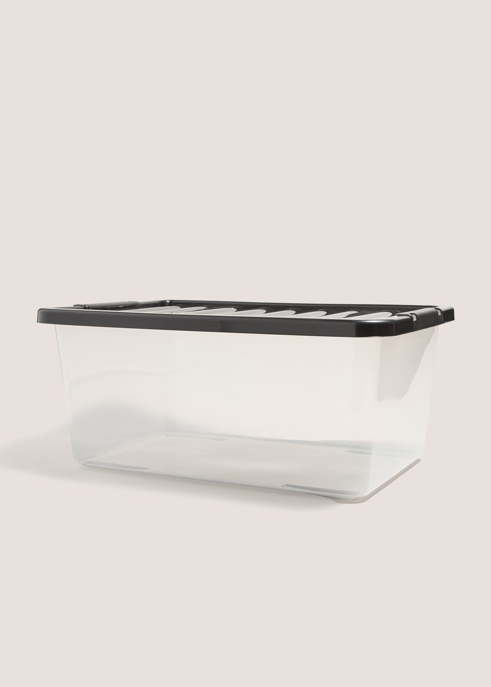 Black Lid Storage Box (45 Litres)