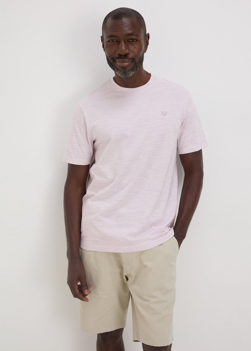 Lincoln Lilac Marl T-Shirt