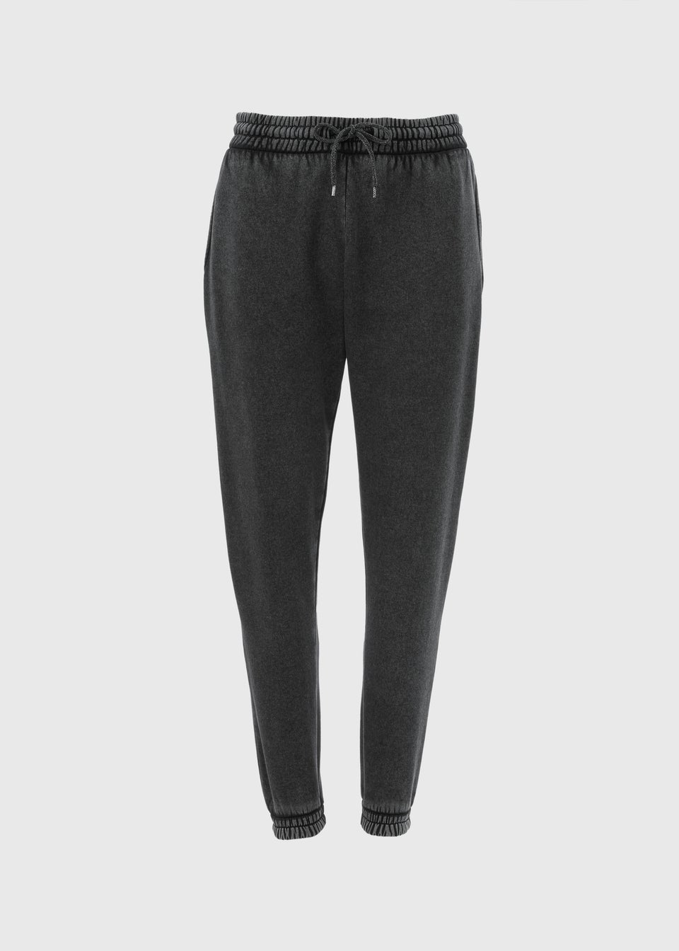 Charcoal Acid Wash Jogging Bottoms Matalan