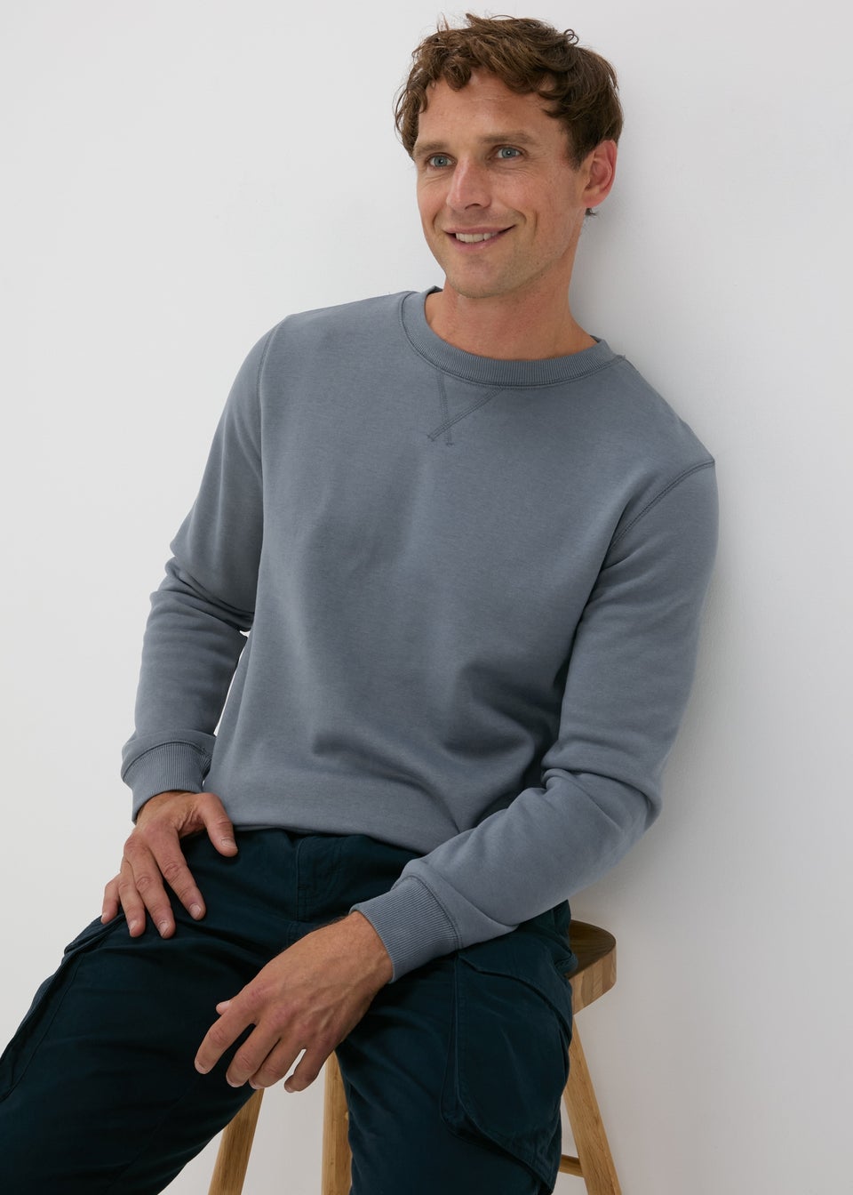 Soft grey sweatshirt 2025