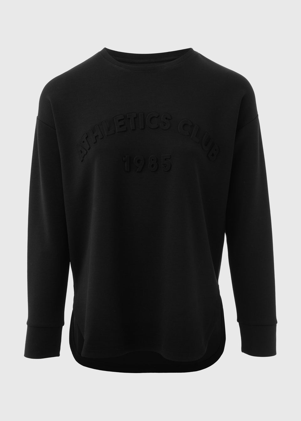 Souluxe Black Slogan Sweatshirt