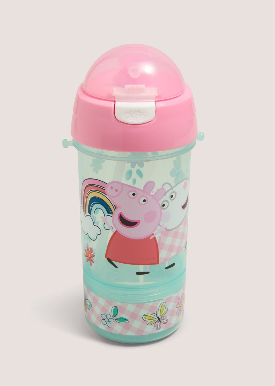 Peppa Pig Water Bottle & Snack Set