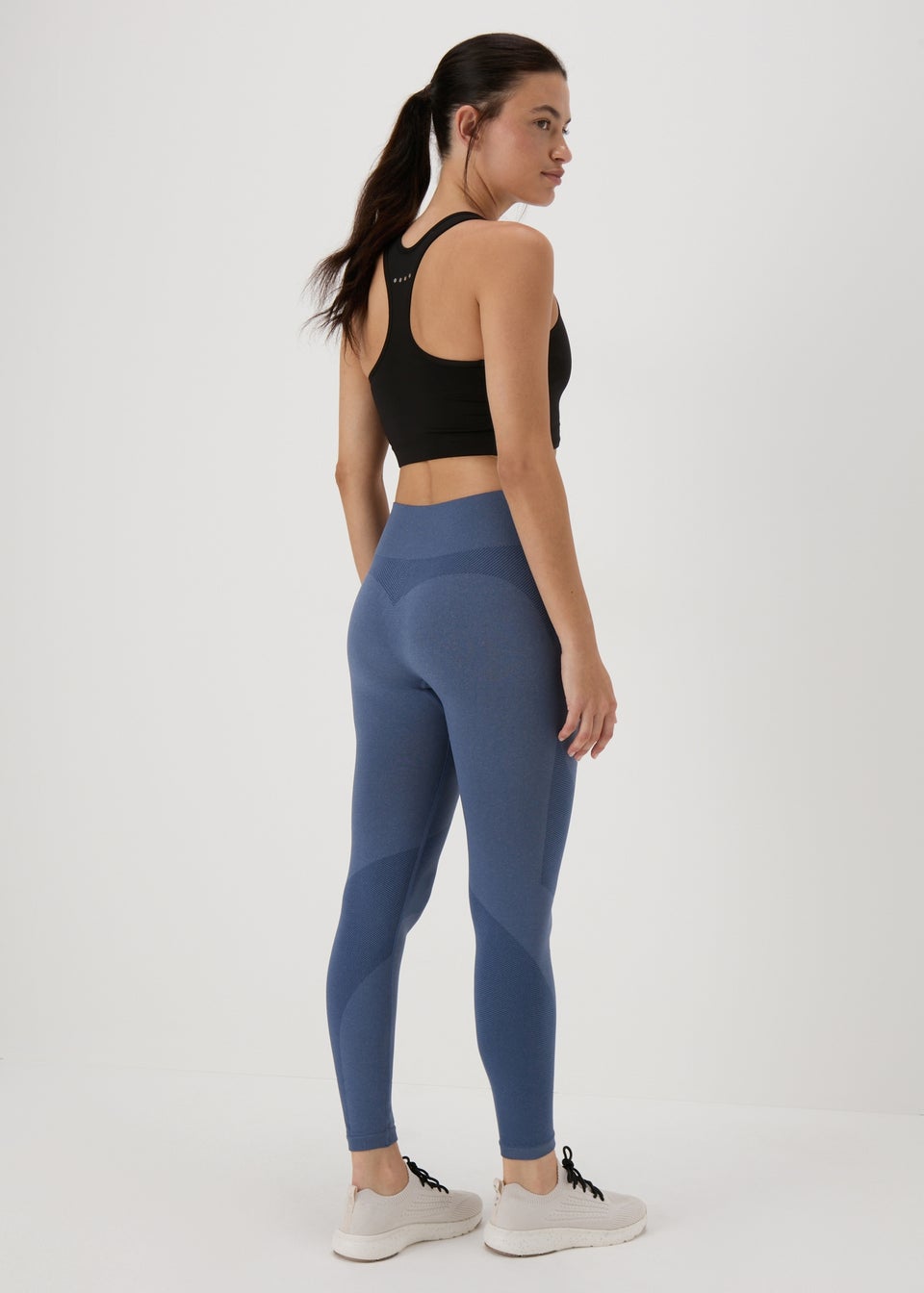 Souluxe Blue Seamless Sports Leggings Matalan
