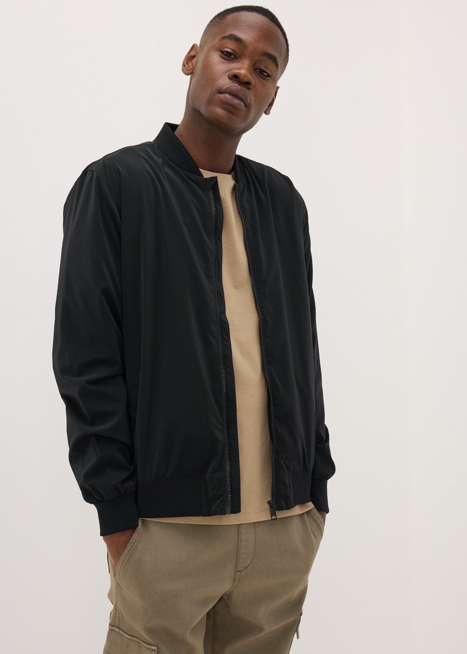 Black Bomber Jacket