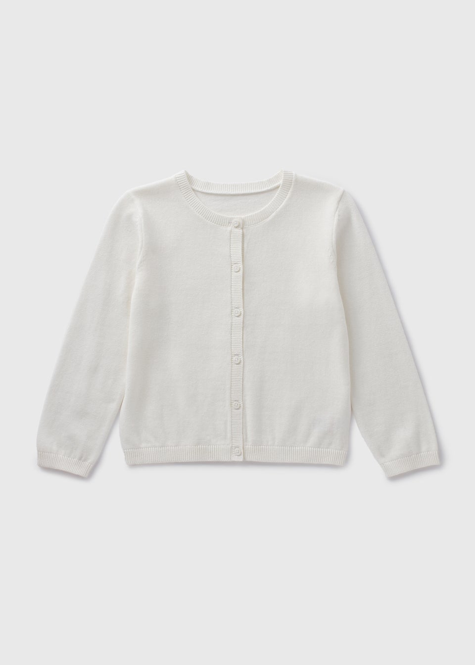 Girls Cream Lightweight Cardigan 1 7yrs Matalan