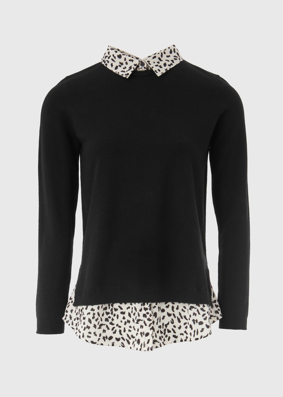 Jumper with blouse attached 2025