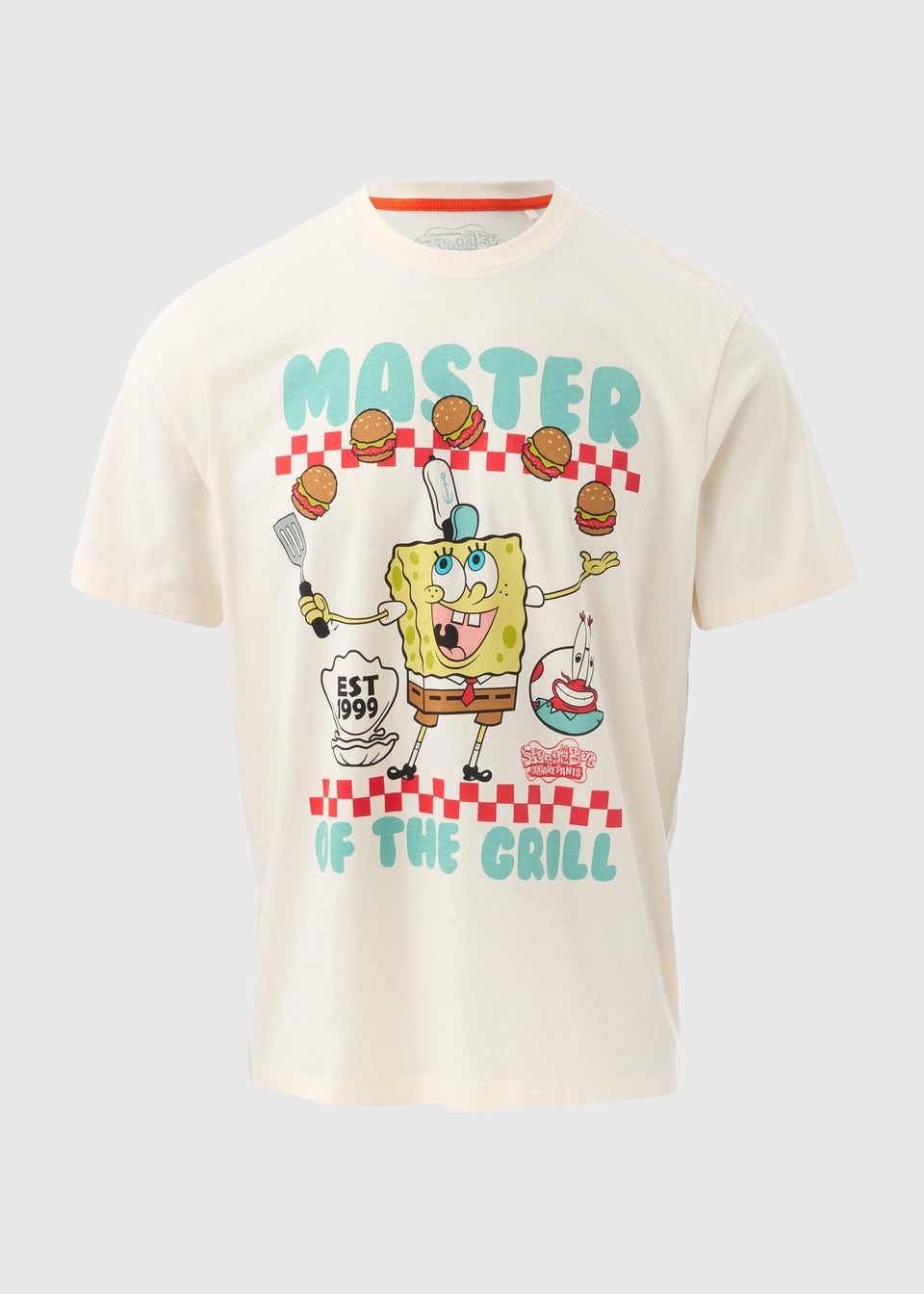 SpongeBob Ecru T Shirt Matalan