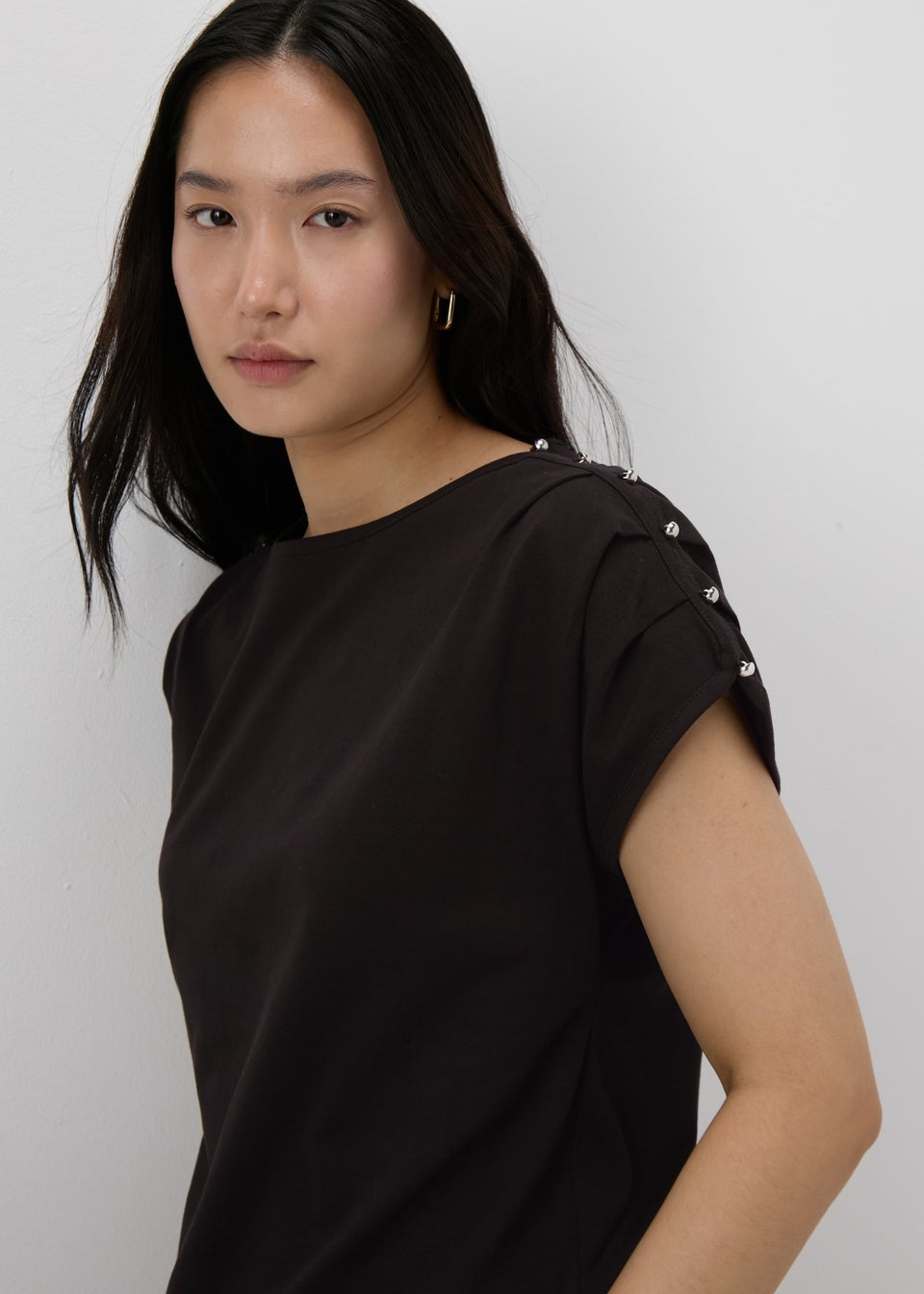 Et Vous Black T Shirt