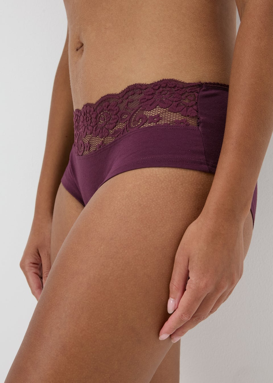 4 Pack Multicolour Lace Short Knickers