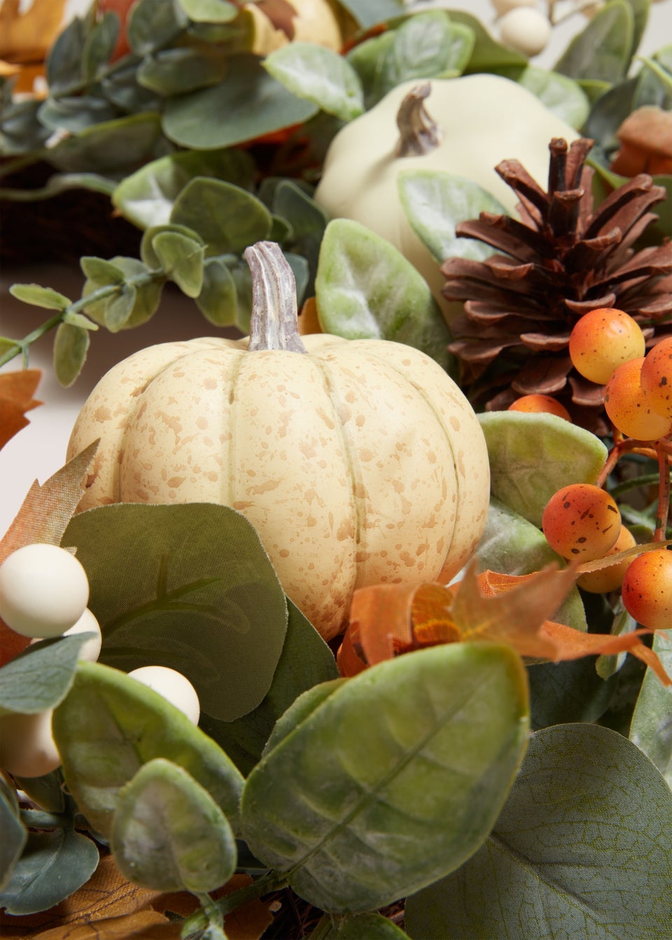 Multicolour Pumpkin Wreath