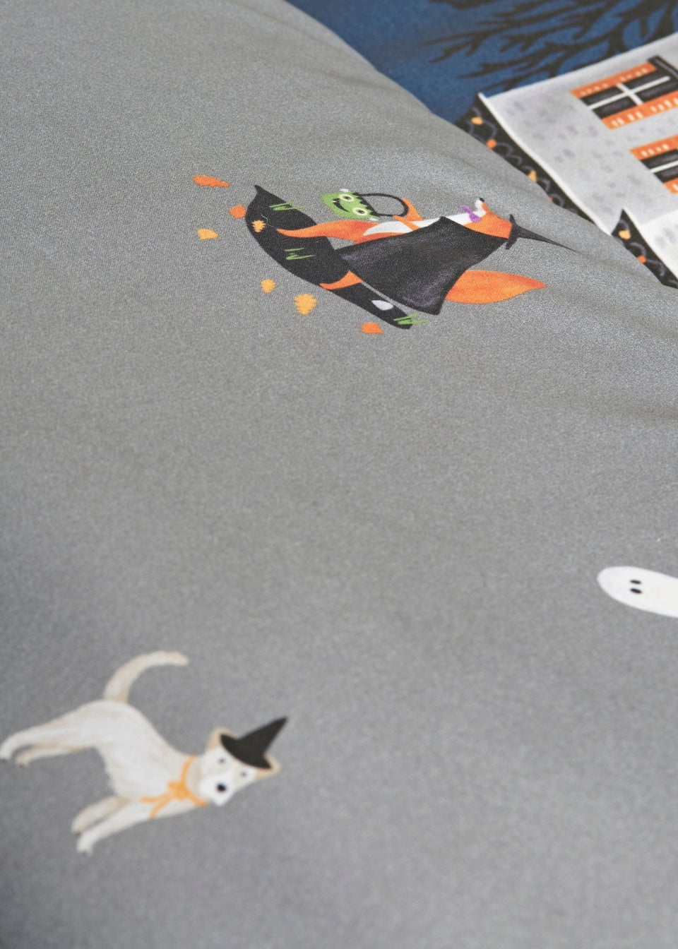 Halloween Haunted House Reversible Duvet Set