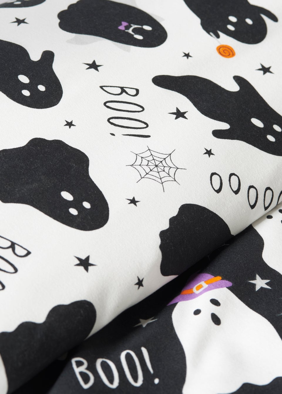 Halloween Monochrome Ghost Duvet Set