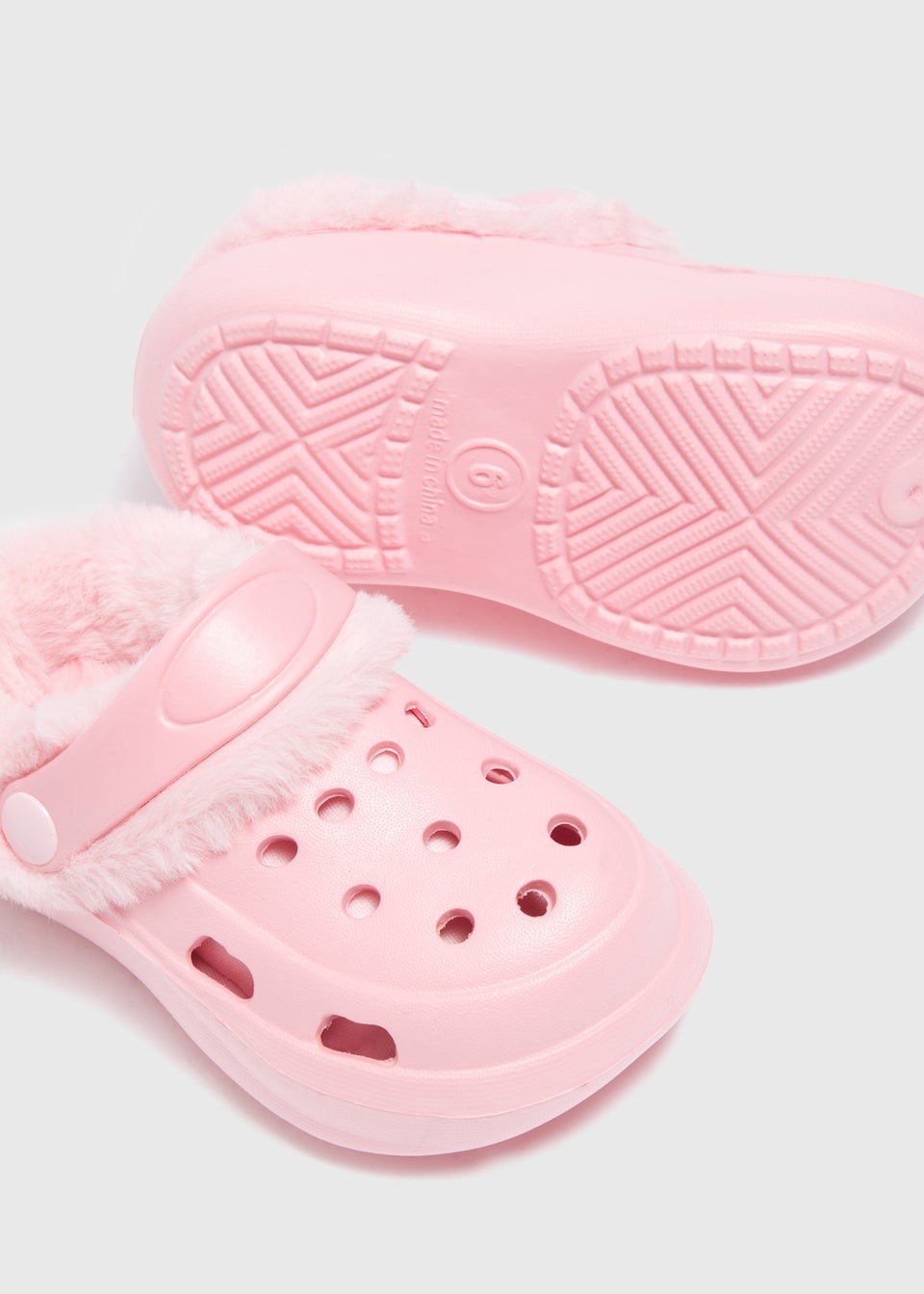 Ralen fuzz lined clog pink store