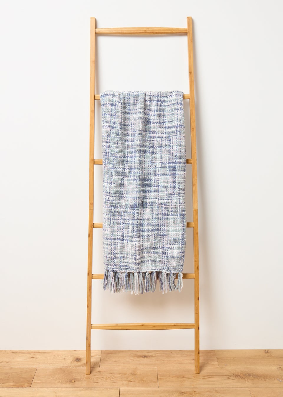 Blue Mottle Throw