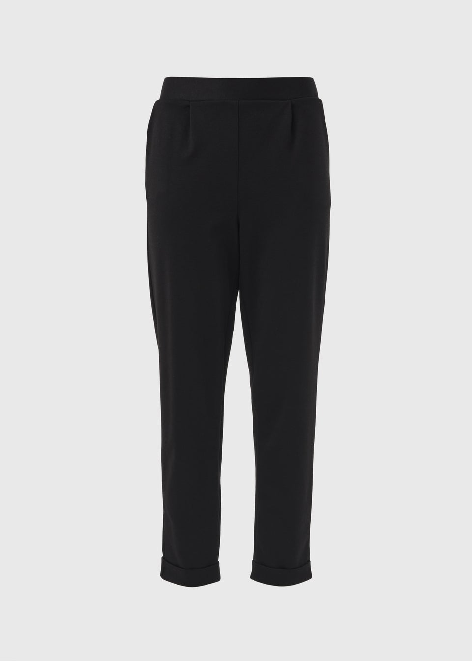 Black Ponte Straight Leg Trousers