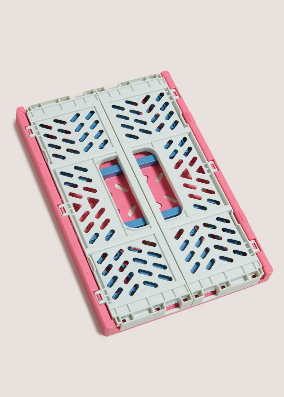 Pink, Green & Blue Small Collapsible Crate (210mmx145mmx85mm)