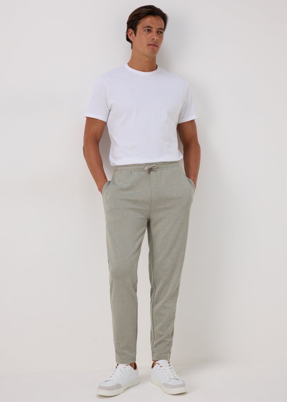 Grey Tapered Co Ord Joggers