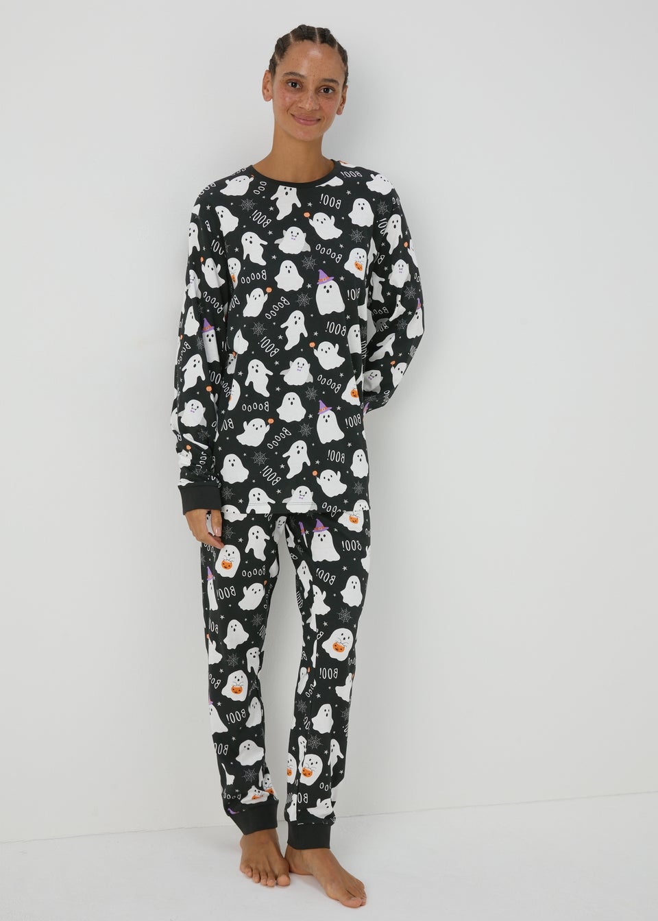 Adults Ghost Pyjama Set Matalan