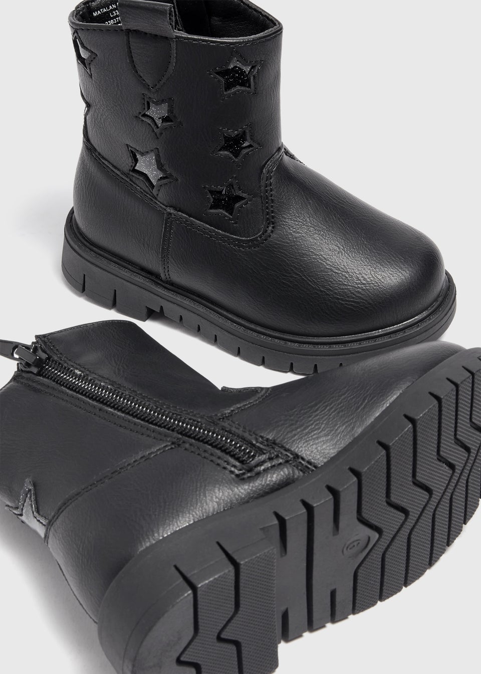 Matalan girls black boots top