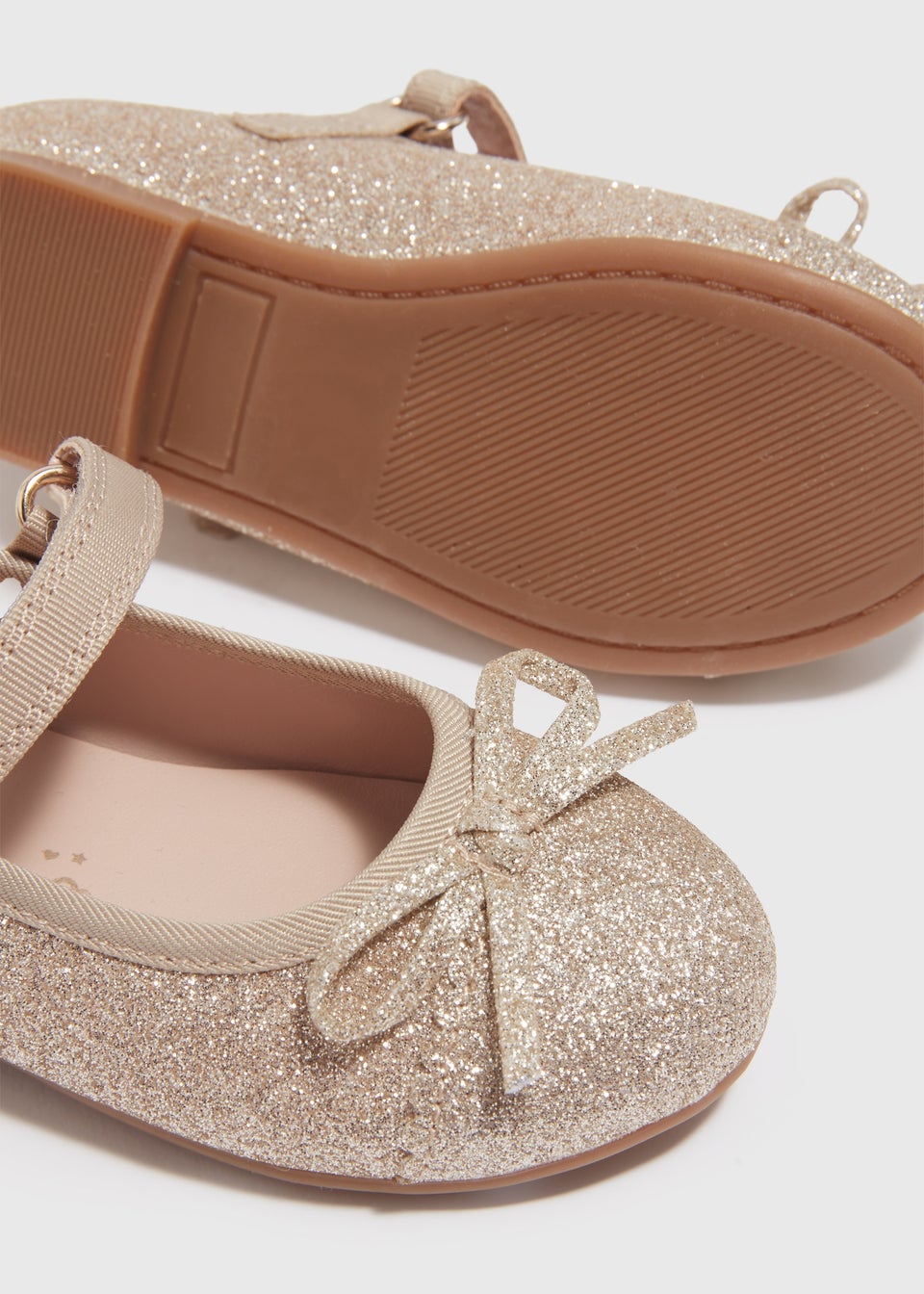 Girls gold ballet shoes 2025