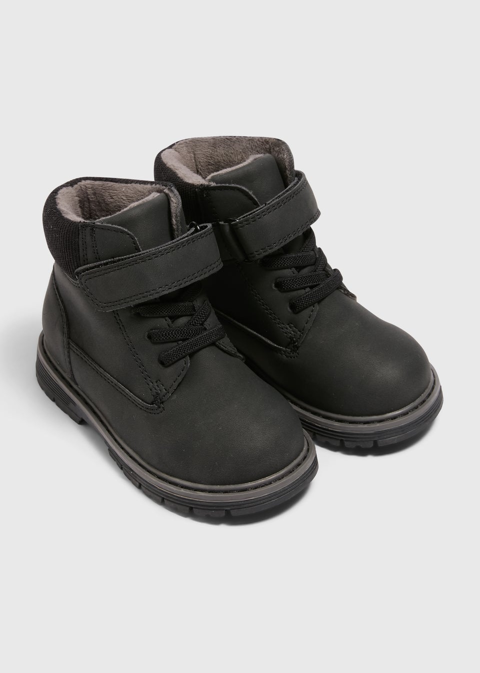 Boys Black Hiker Boots Younger 4 12 Matalan
