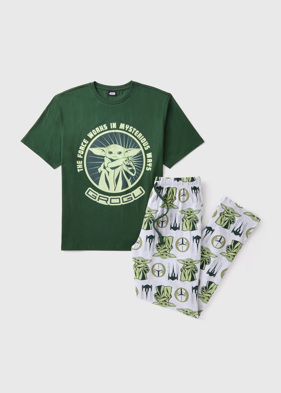 Star Wars Yoda Green Pyjama Set Matalan