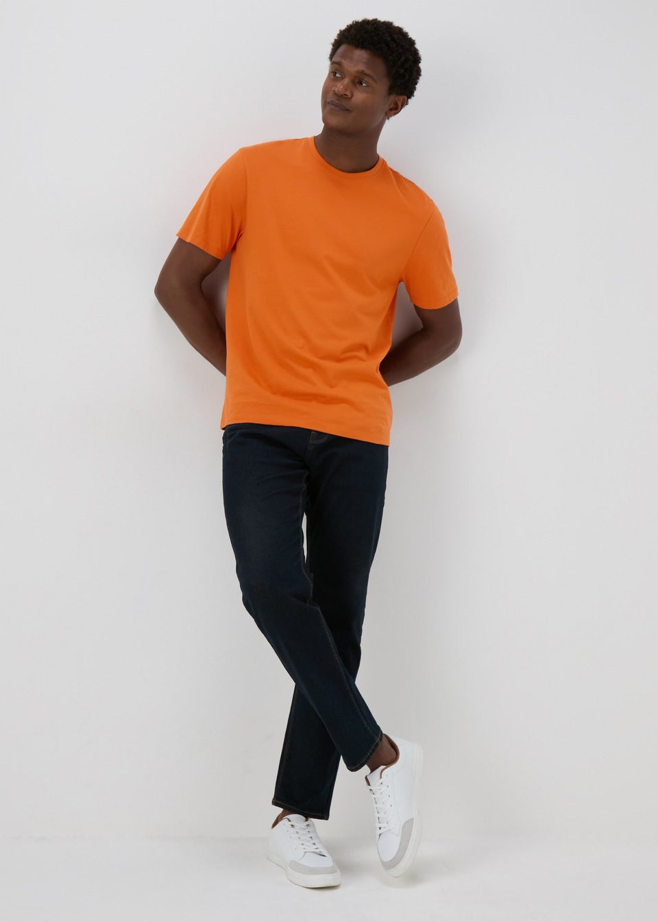 Orange Essential Crewneck T-Shirt