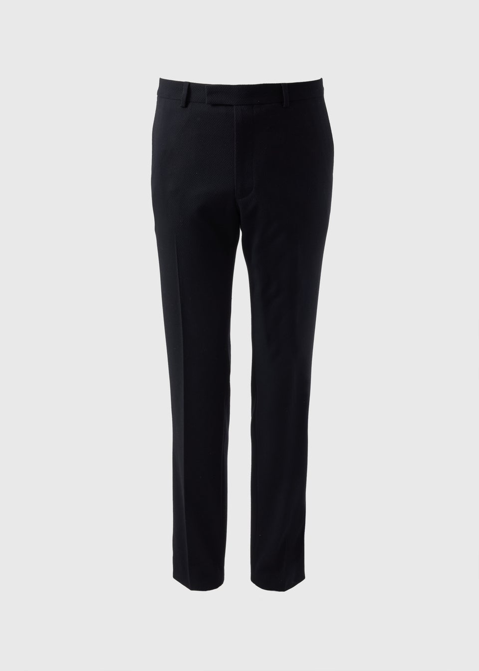 Taylor Wright Dunham Navy Textured Evening Trousers Matalan