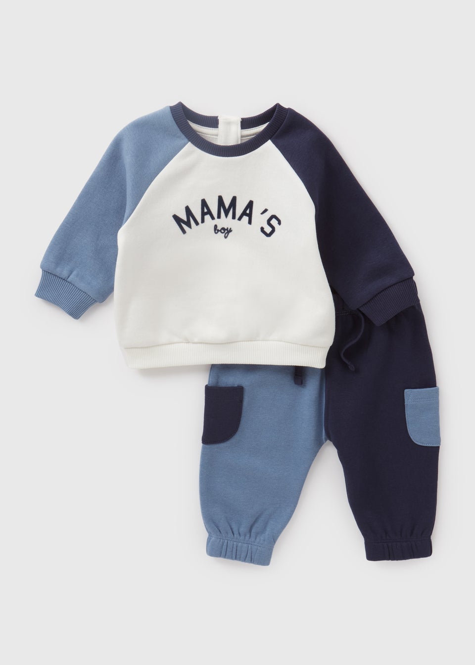 Baby Blue Sweatshirt & Jogging Bottoms Set (Newborn-23mths)