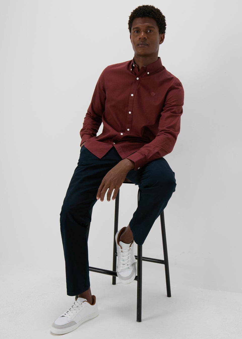 Burgundy Oxford Shirt