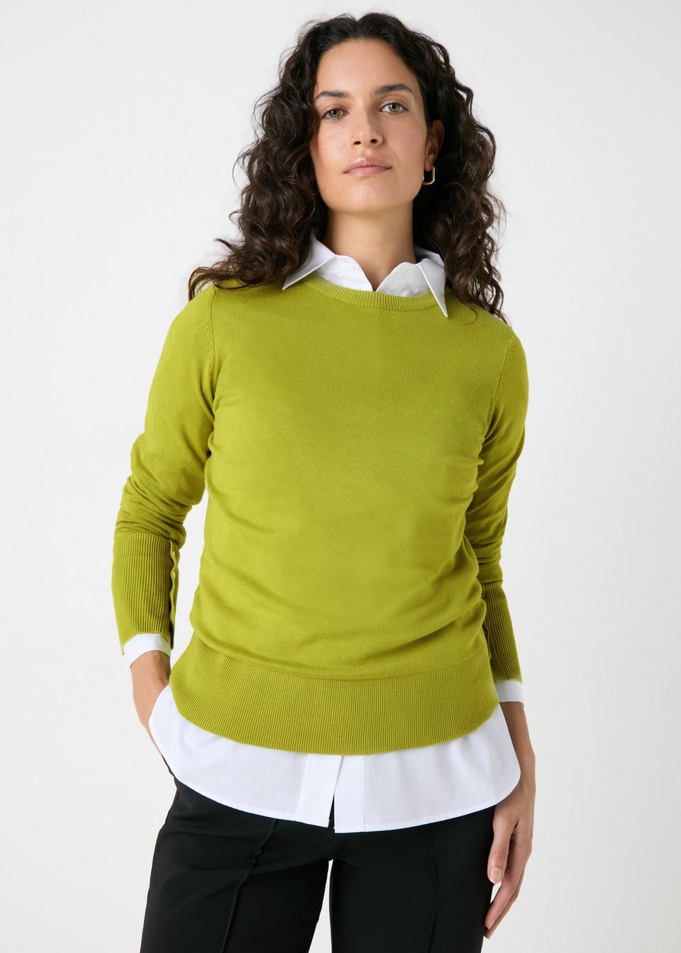 Et Vous Lime Fine Gauge Jumper Matalan