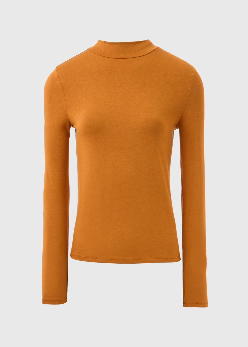 Mustard High Neck Top