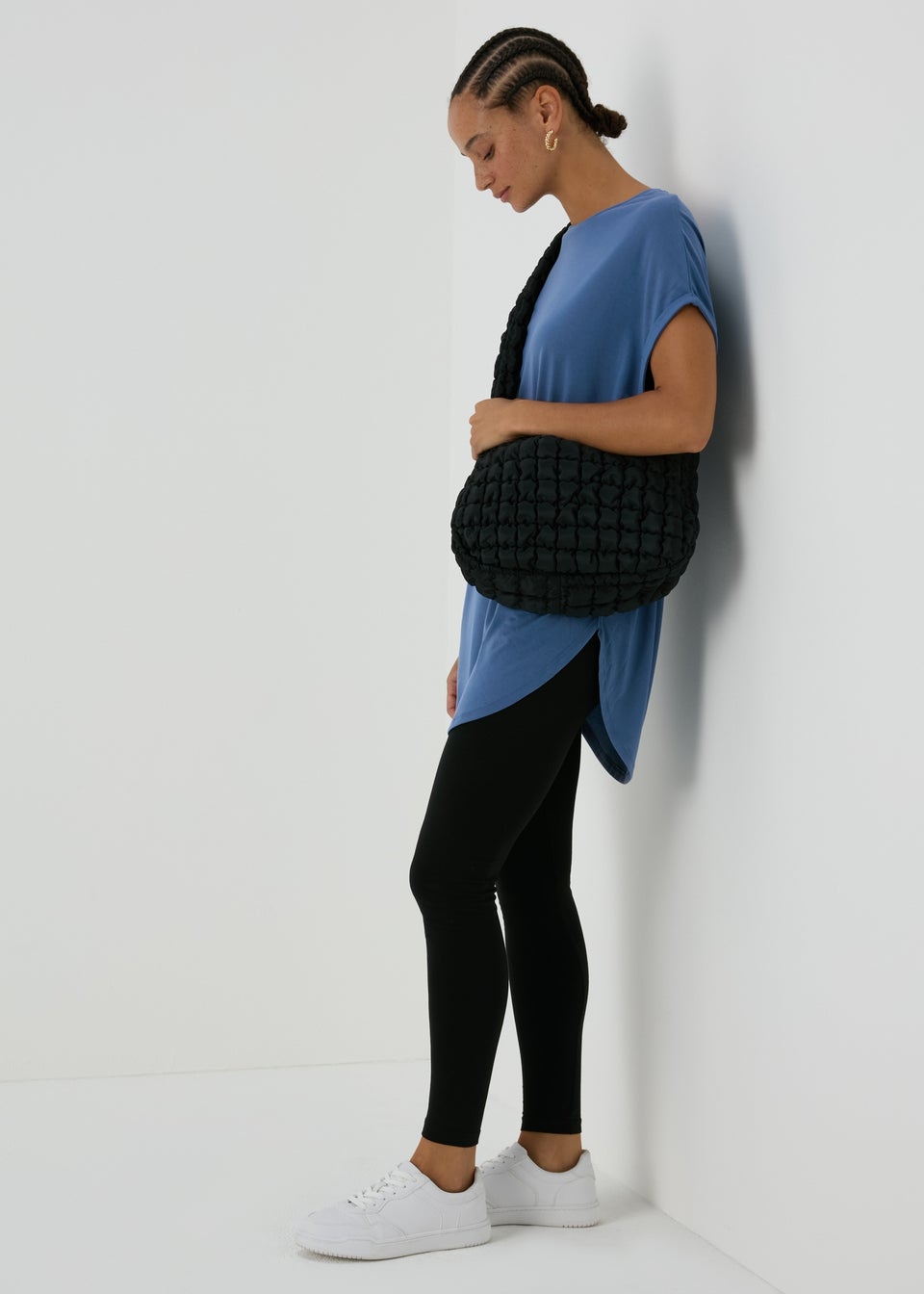 Blue Longline T-Shirt