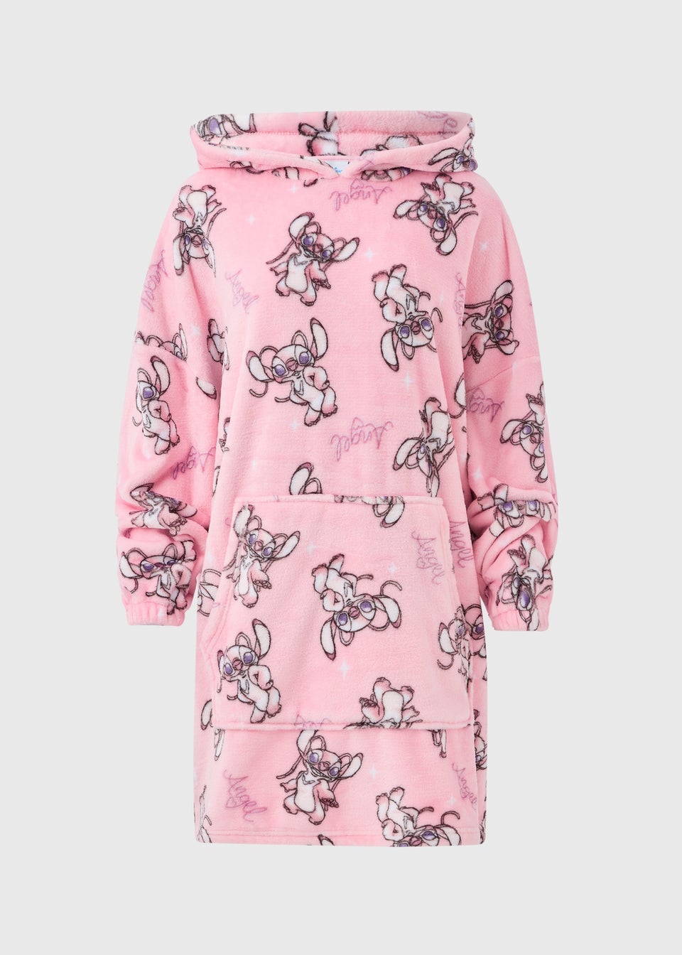 Stitch Angel Pink Oodie Matalan