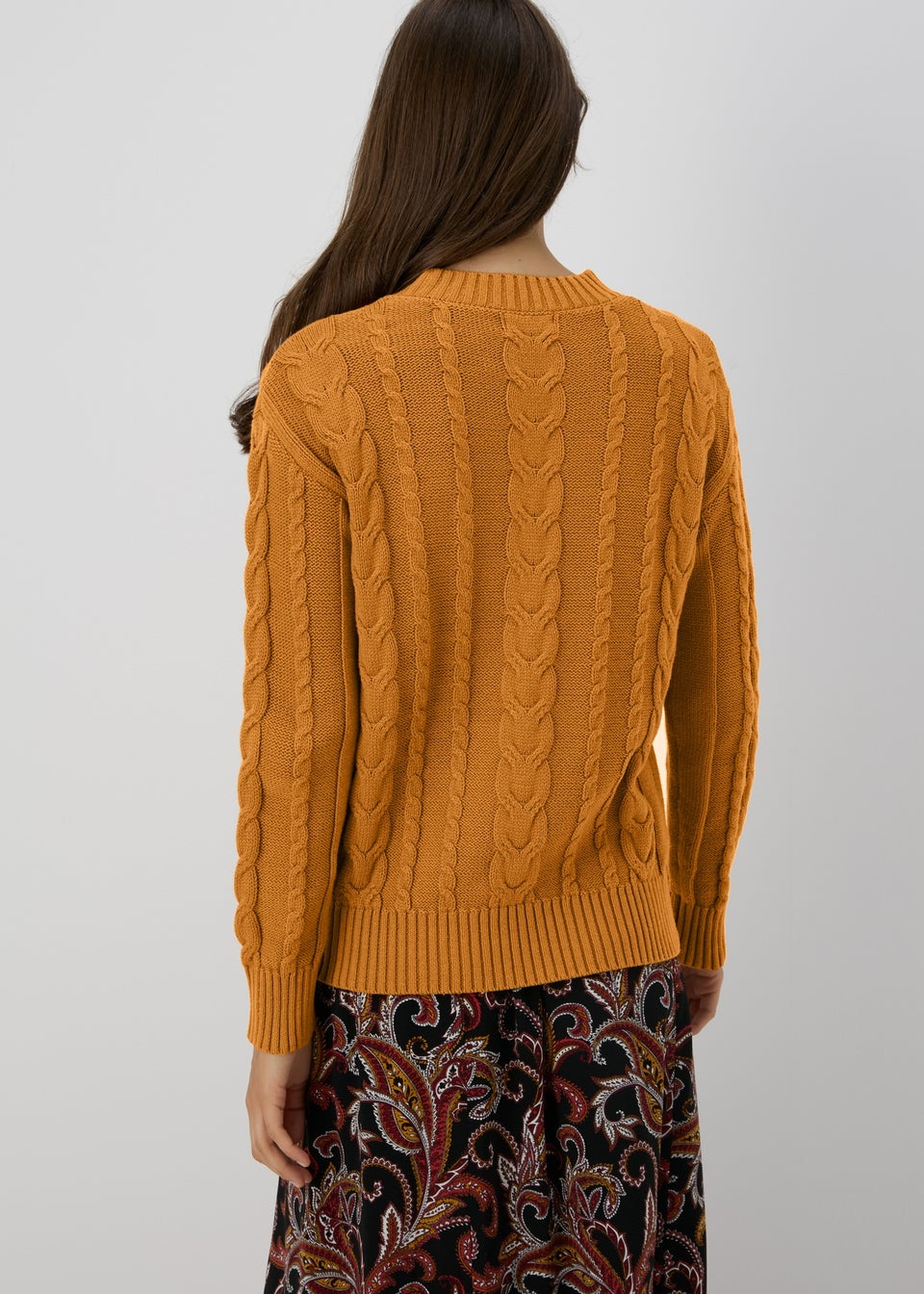 Mustard longline jumper hotsell