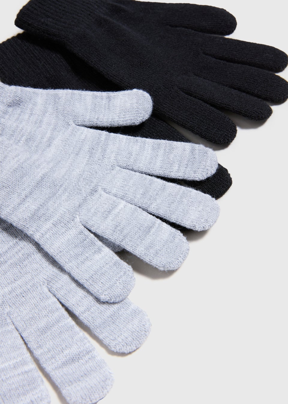 2 Pack Black & Grey Magic Gloves