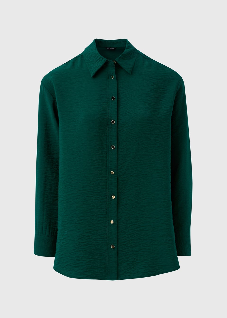 Et Vous Green Airflow Shirt