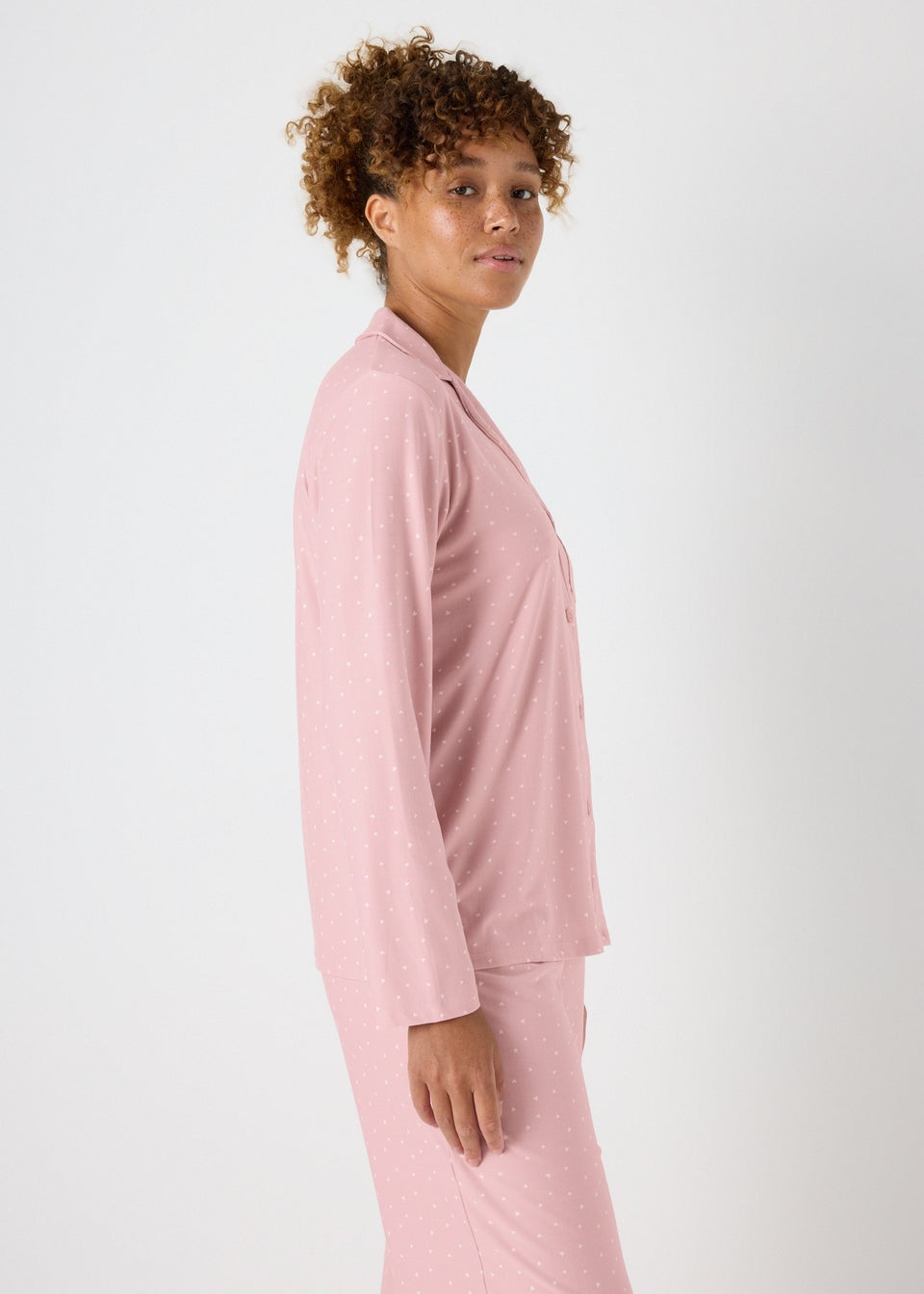 Pink Spot Traditional Pyjama Set