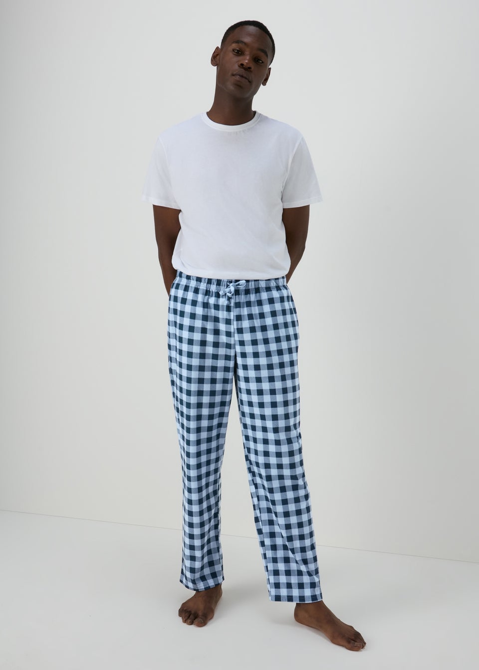 Pyjama bottoms checked sale