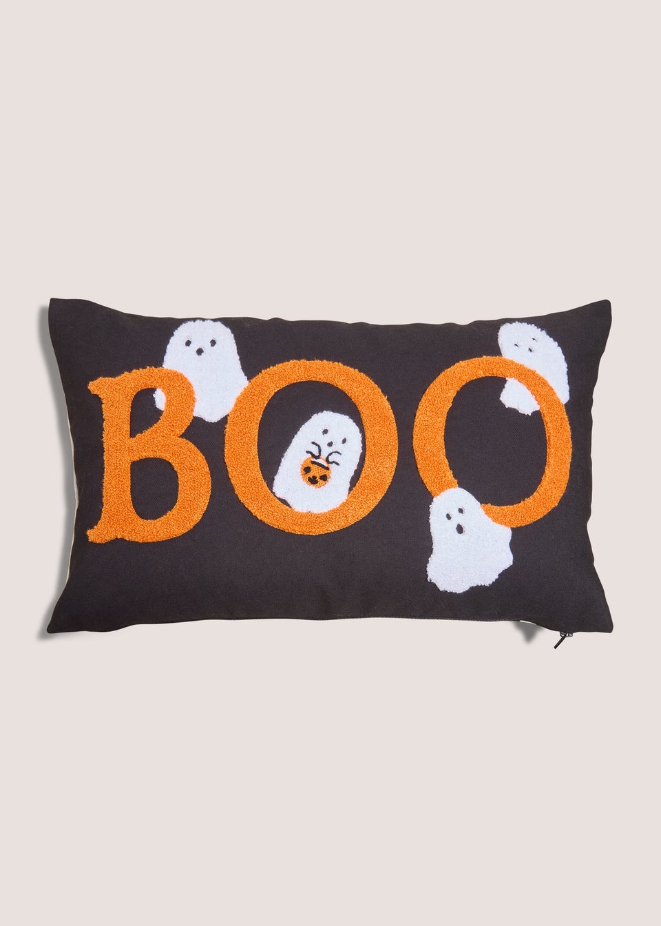Embroidered Ghost Boo Cushion Matalan