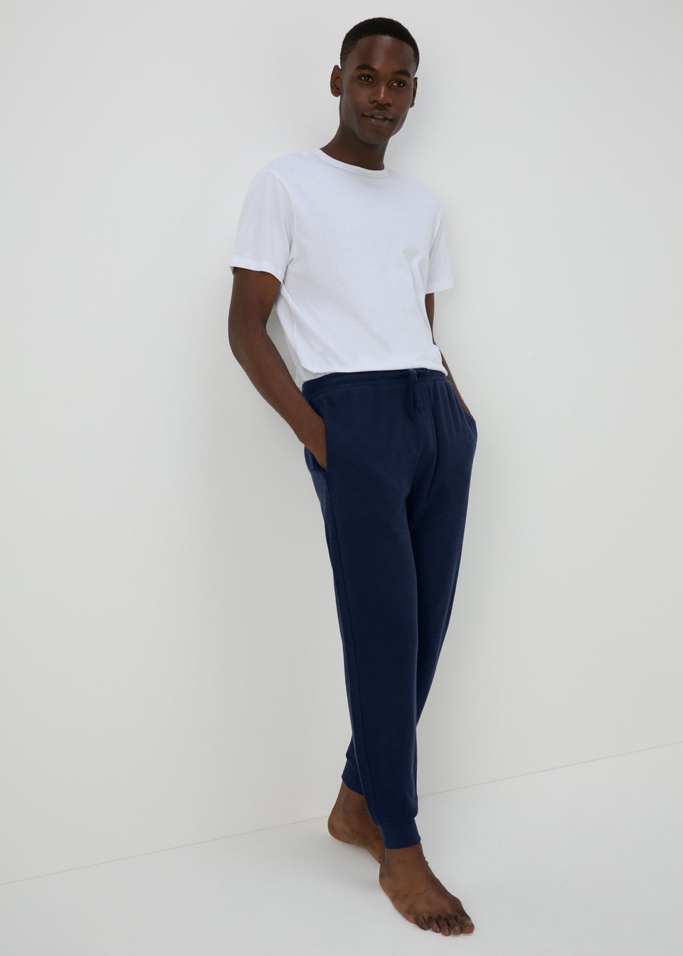 Navy pyjama bottoms shop
