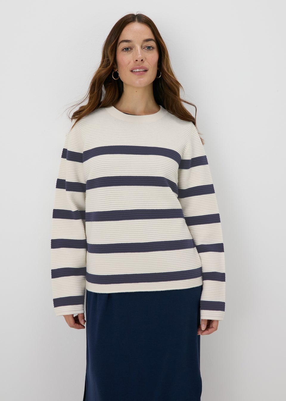 Papaya Petite Navy Stripe Jumper Matalan