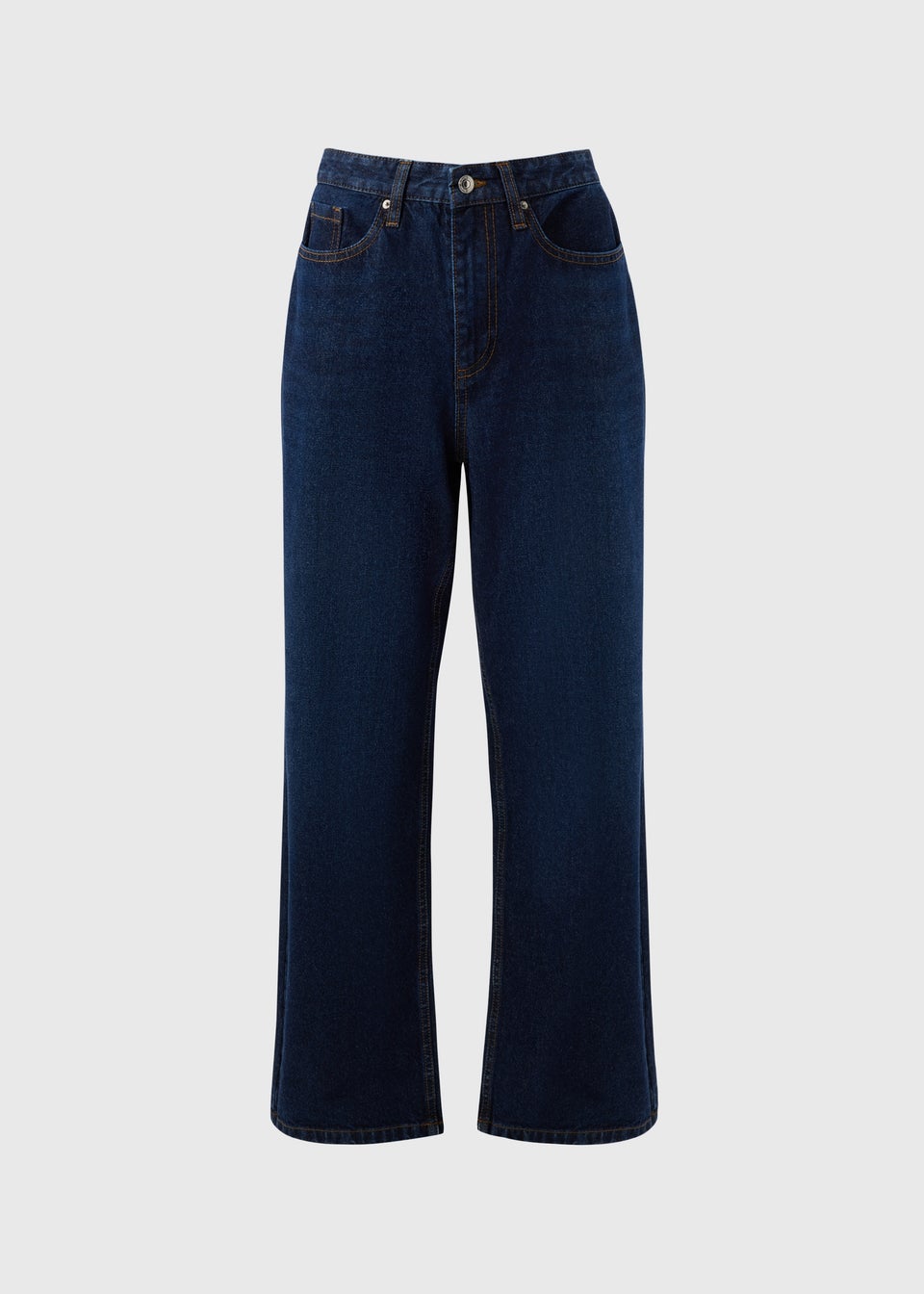 Dark Wash Straight Denim Jeans Matalan