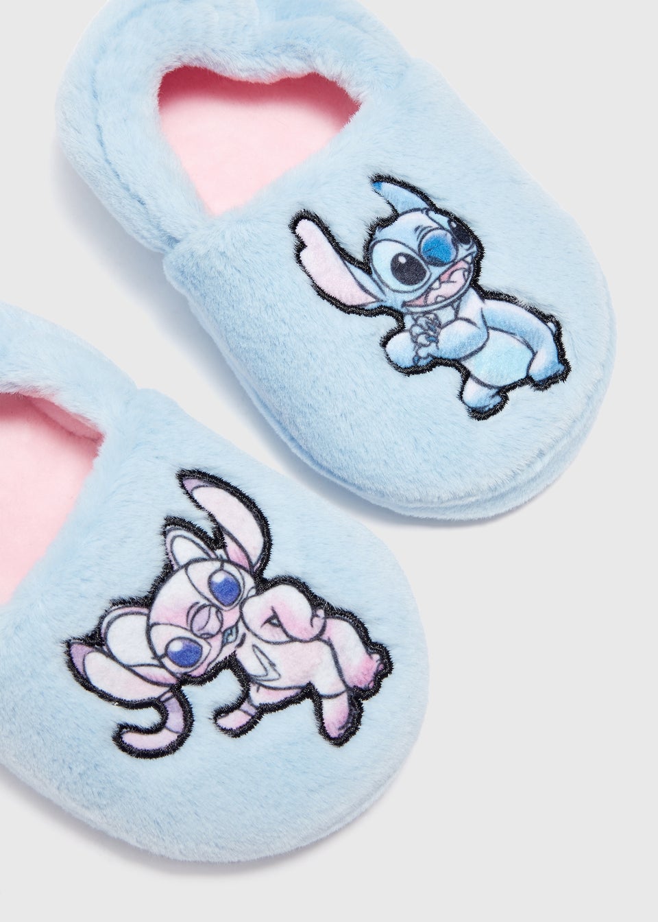 Disney Kids Blue Stitch A Line Slippers