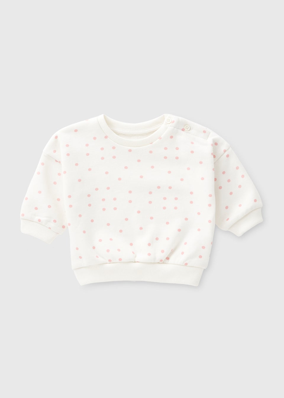Baby Cream Crew Neck Sweatshirt (Newborn-23 mths)